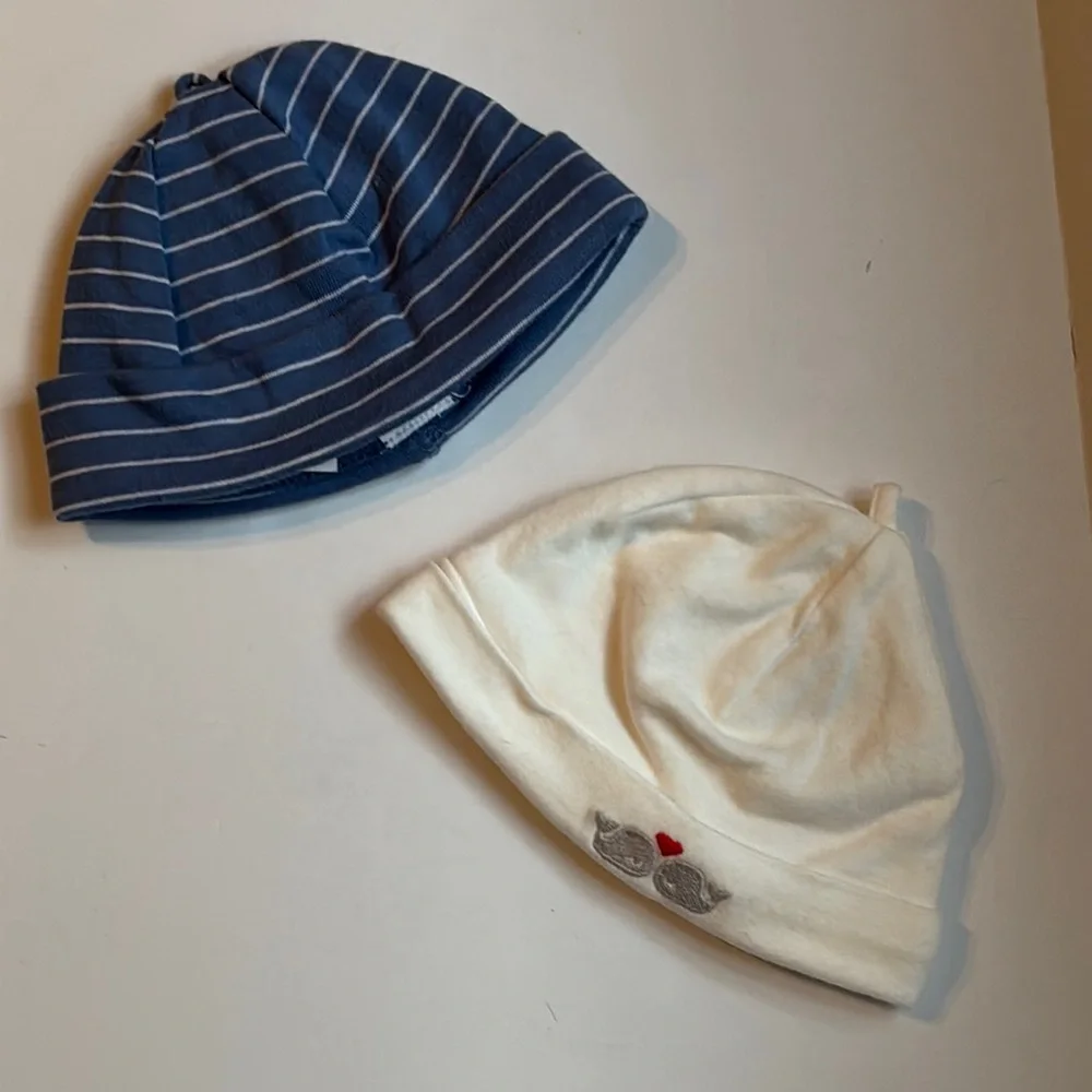 Janie and Jack Newborn Kids Beanie Set
